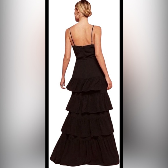 Reformation Dress XS Black Foxglove Maxi Dress $388 - Picture 4 of 10